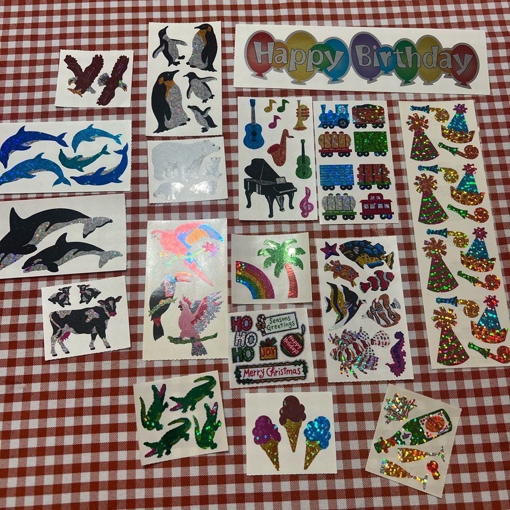 Hambly vintage stickers